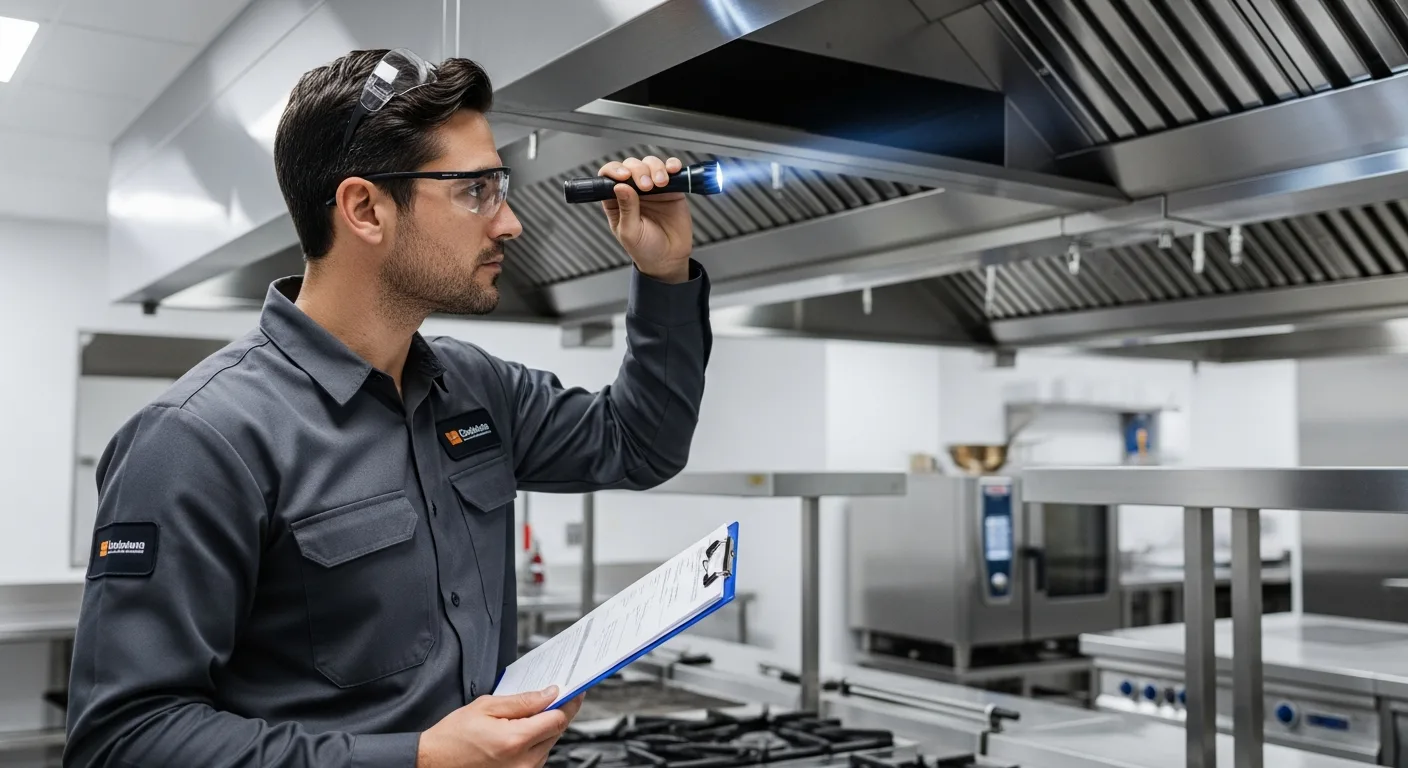 Commercial kitchen extract cleaning in Morriston, Swansea
